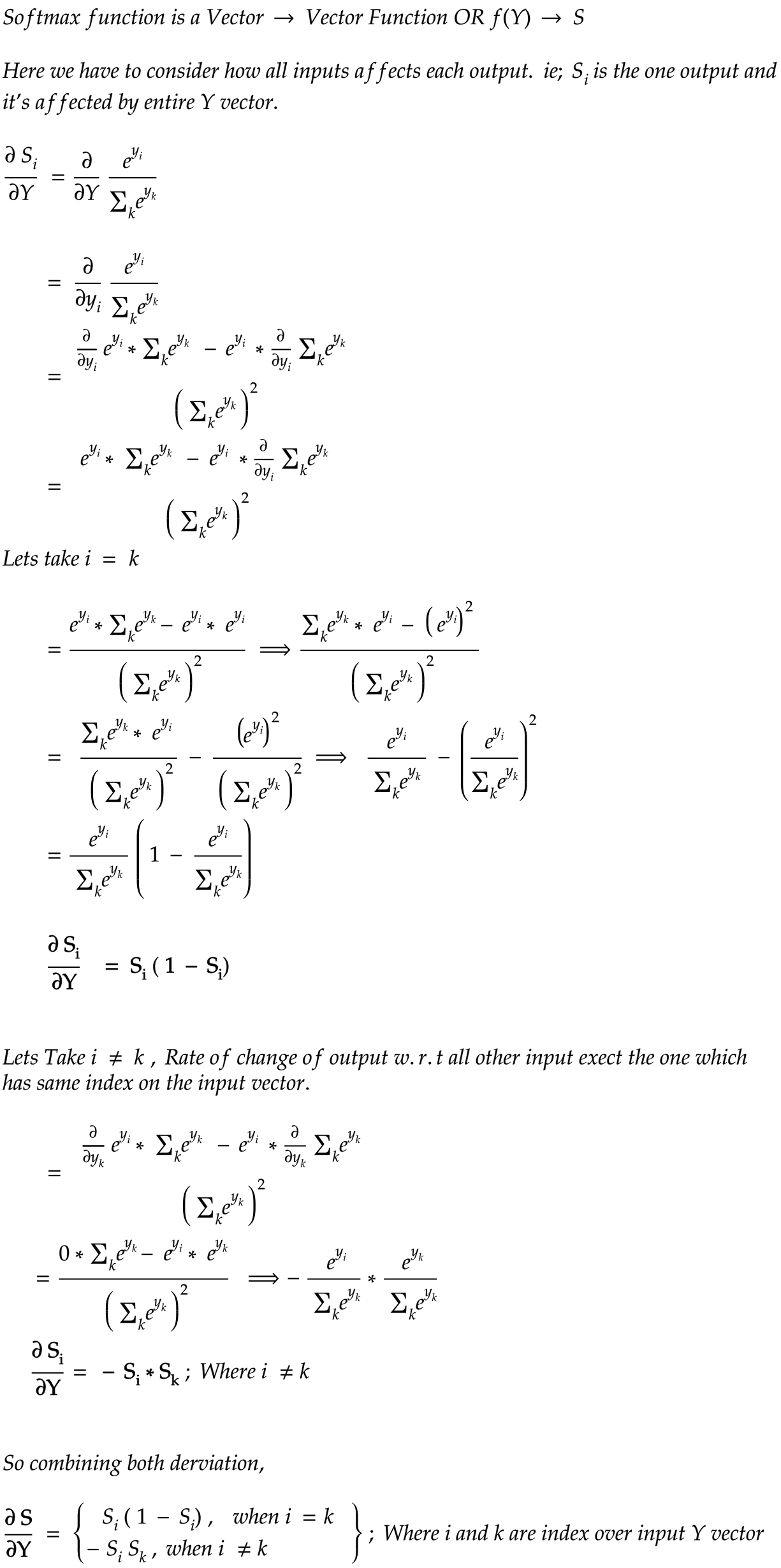 math softmax derivative 2